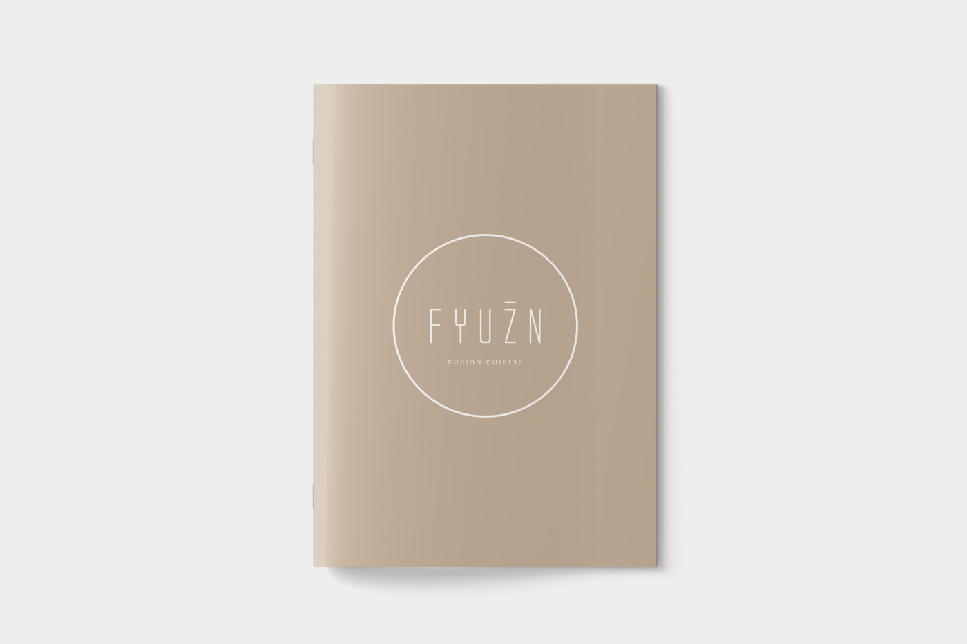 Fyužn logo a menu